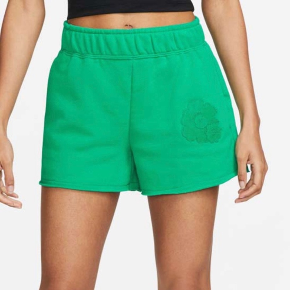 Nike | Stadium Green Sportswear Mama French Terry Shorts